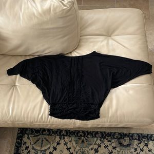 Studio M black long sleeve t-shirt.